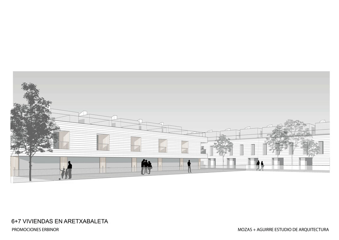 6+7 Viviendas en Aretxabaleta - MozasAguirre - Estudio de arquitectura